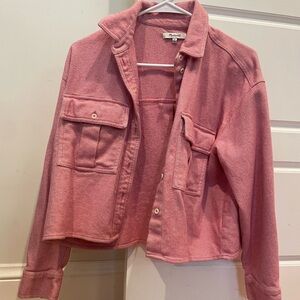 Trendy Pink Jacket by Abrand